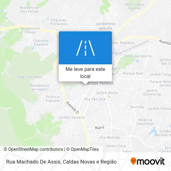 Rua Machado De Assis mapa