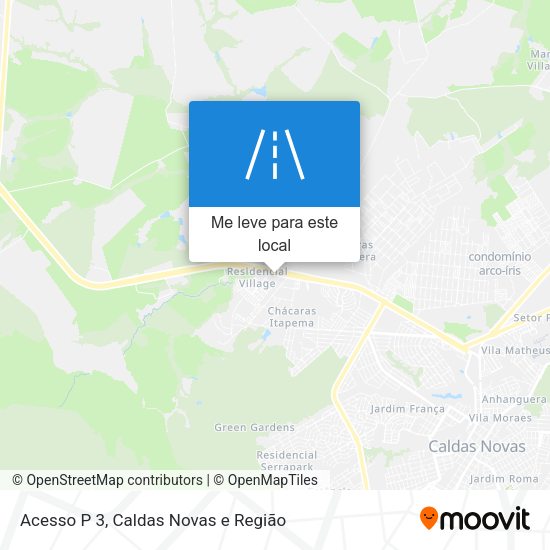 Acesso P 3 mapa