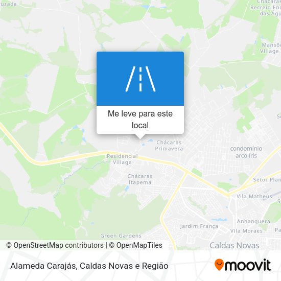 Alameda Carajás mapa