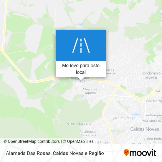 Alameda Das Rosas mapa