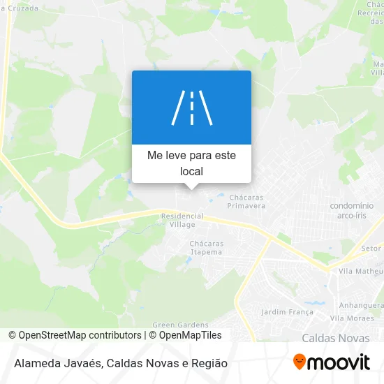 Alameda Javaés mapa