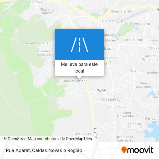 Rua Aparat mapa