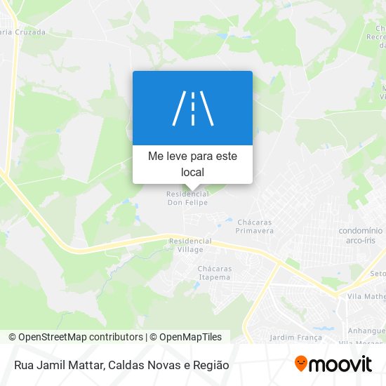 Rua Jamil Mattar mapa