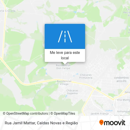 Rua Jamil Mattar mapa