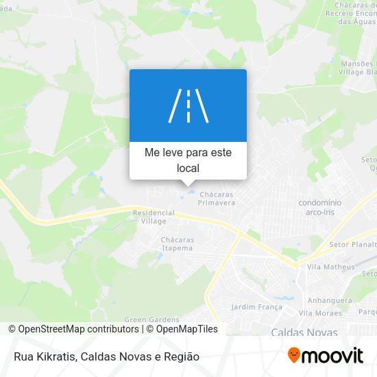 Rua Kikratis mapa