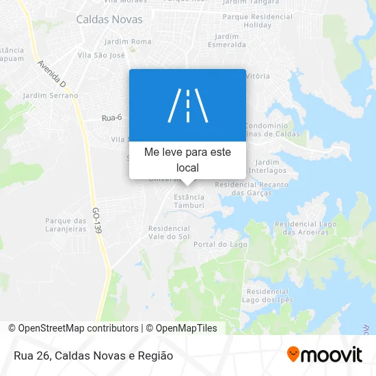 Rua 26 mapa