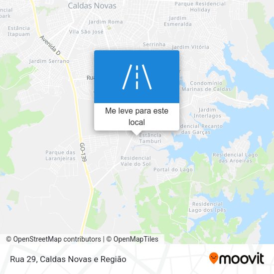 Rua 29 mapa