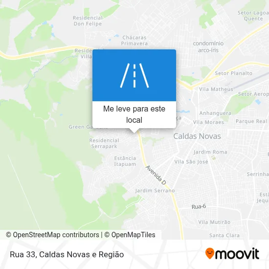 Rua 33 mapa