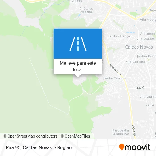 Rua 95 mapa