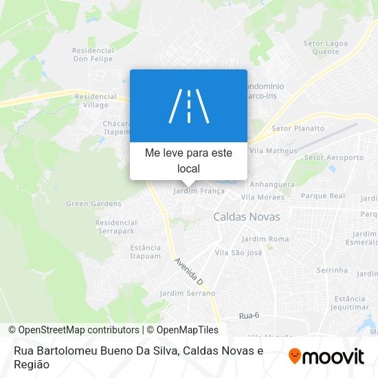 Rua Bartolomeu Bueno Da Silva mapa