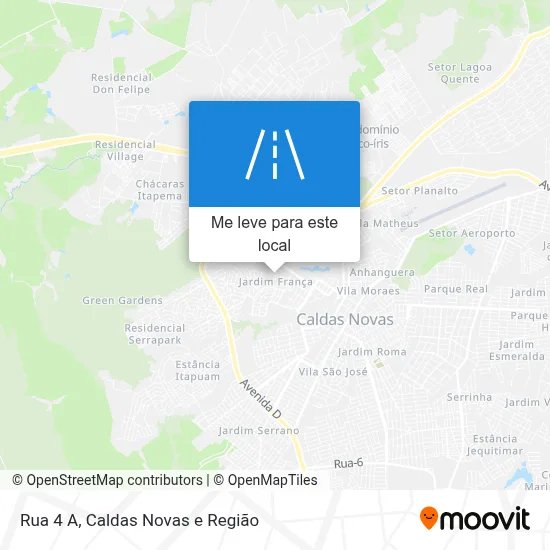 Rua 4 A mapa