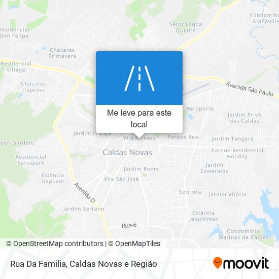 Rua Da Familia mapa