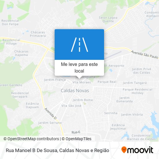 Rua Manoel B De Sousa mapa