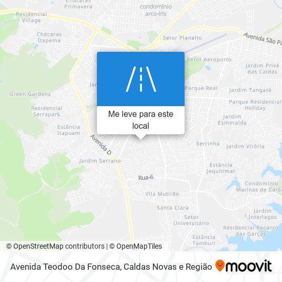 Avenida Teodoo Da Fonseca mapa