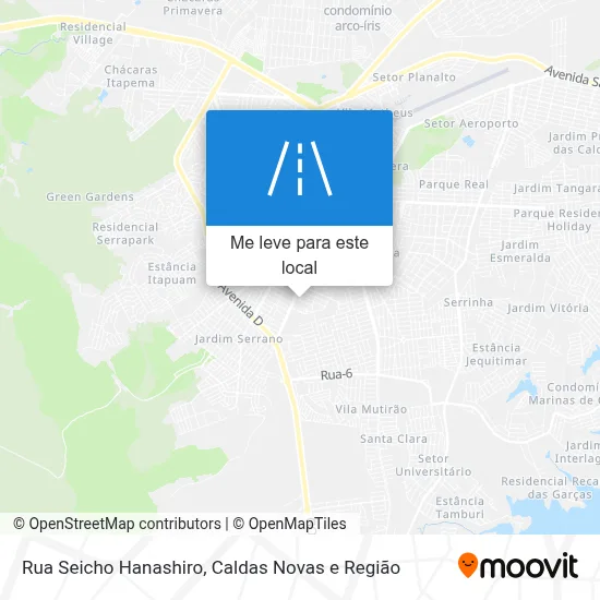 Rua Seicho Hanashiro mapa