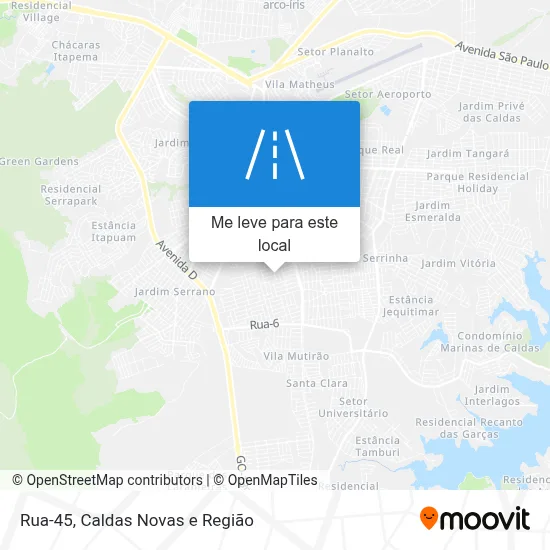 Rua-45 mapa