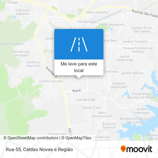 Rua-55 mapa