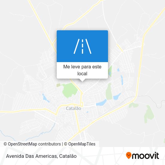Avenida Das Americas mapa