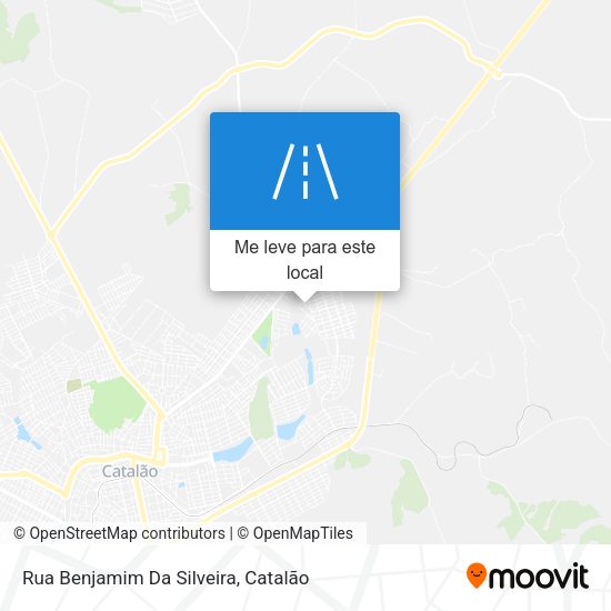 Rua Benjamim Da Silveira mapa
