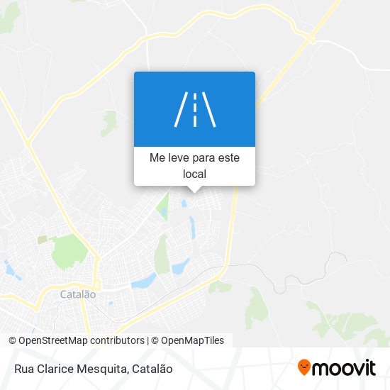Rua Clarice Mesquita mapa