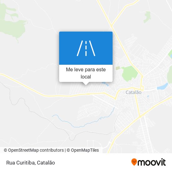Rua Curitiba mapa