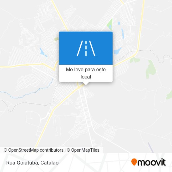 Rua Goiatuba mapa