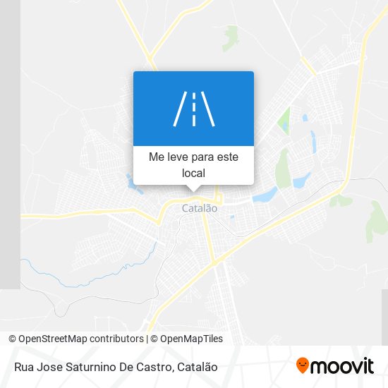 Rua Jose Saturnino De Castro mapa