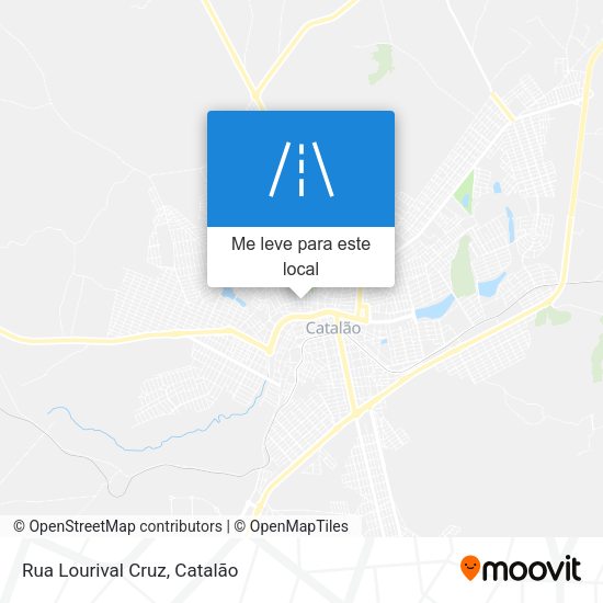 Rua Lourival Cruz mapa
