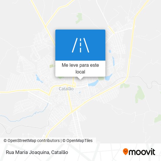 Rua Maria Joaquina mapa