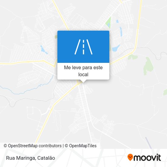 Rua Maringa mapa