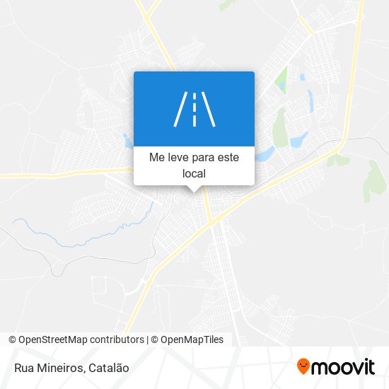 Rua Mineiros mapa