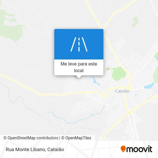 Rua Monte Libano mapa
