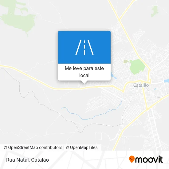 Rua Natal mapa