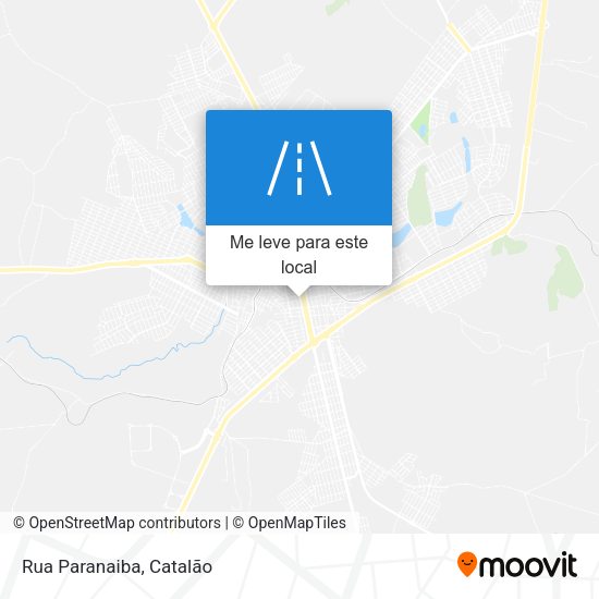 Rua Paranaiba mapa