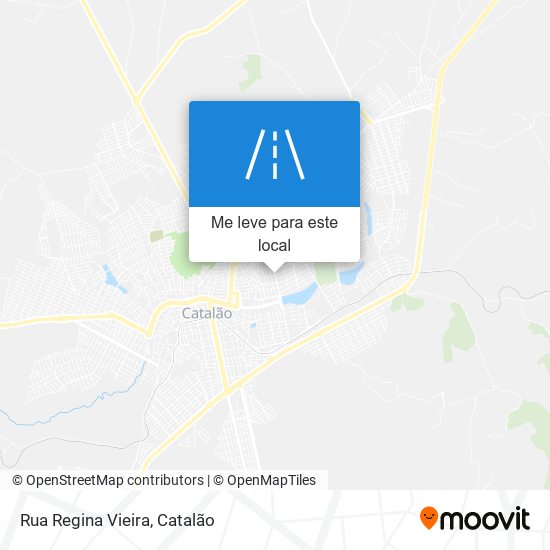 Rua Regina Vieira mapa