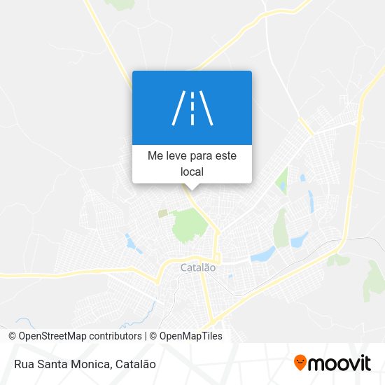 Rua Santa Monica mapa