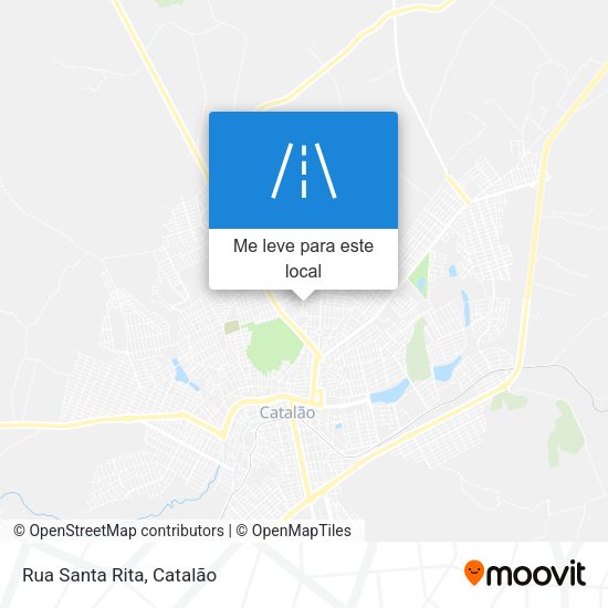Rua Santa Rita mapa