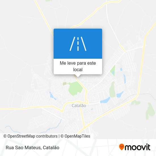 Rua Sao Mateus mapa