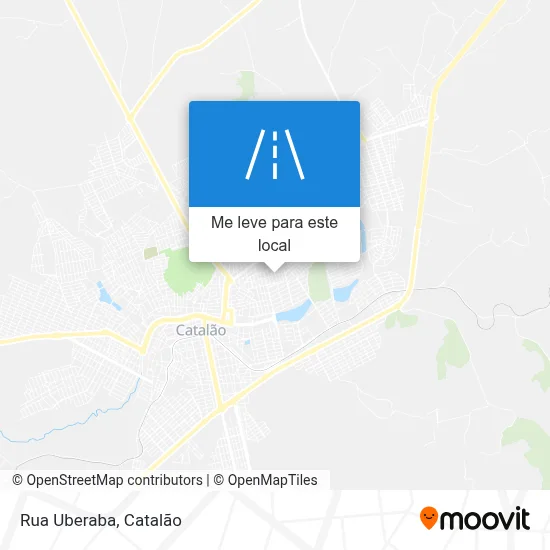 Rua Uberaba mapa