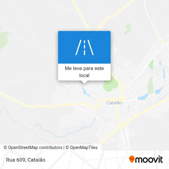 Rua 609 mapa