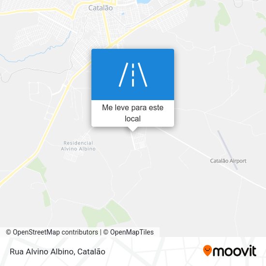 Rua Alvino Albino mapa