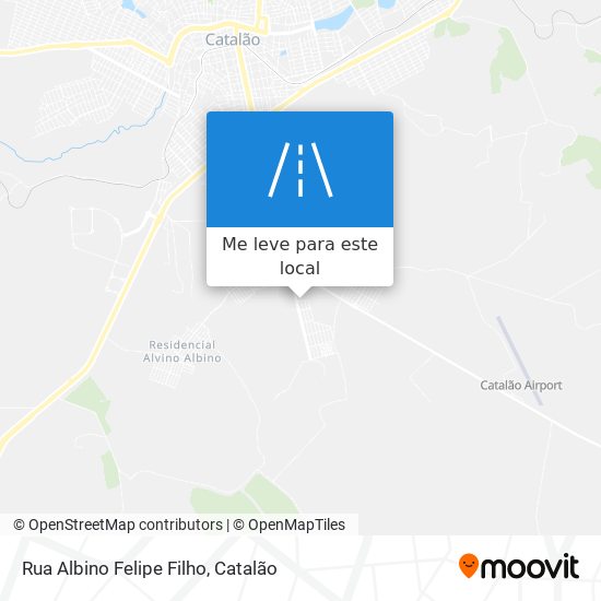 Rua Albino Felipe Filho mapa