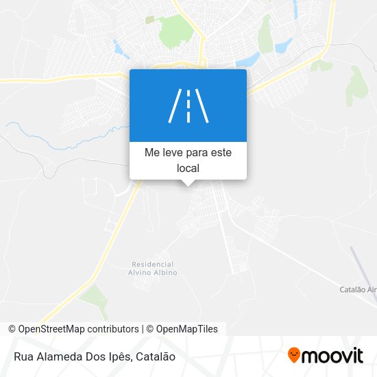 Rua Alameda Dos Ipês mapa