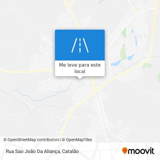 Rua Sao João Da Aliança mapa
