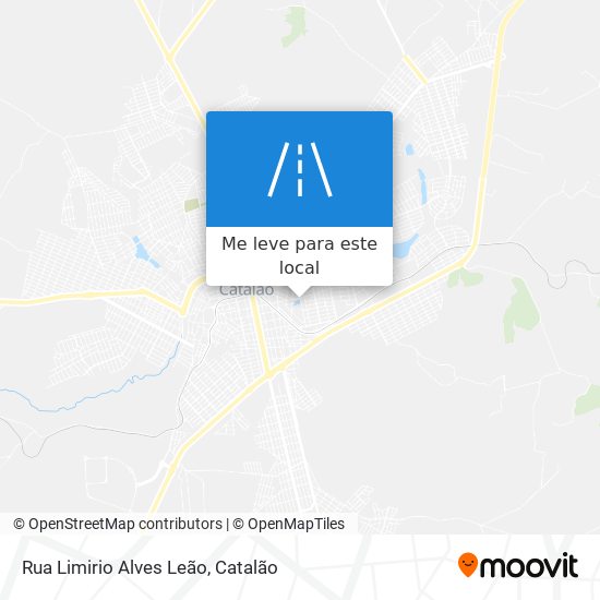 Rua Limirio Alves Leão mapa