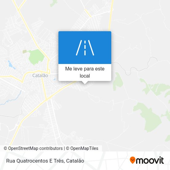 Rua Quatrocentos E Três mapa