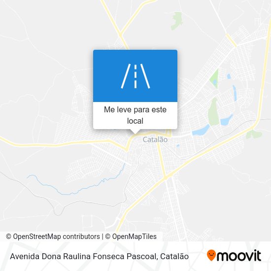 Avenida Dona Raulina Fonseca Pascoal mapa