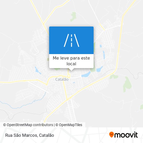Rua São Marcos mapa