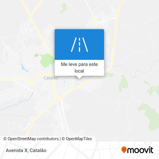 Avenida X mapa