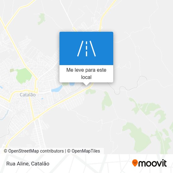 Rua Aline mapa